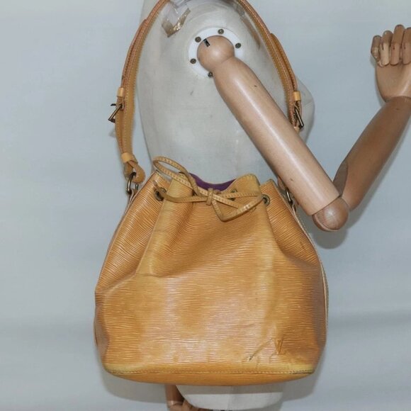 LOUIS VUITTON Epi Petit Noe Shoulder Bag Yellow M44109 LV Auth 140076 - Picture 1 of 16